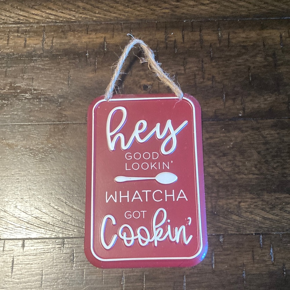 Home decor, kitchen wall hanging sign